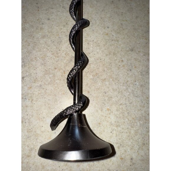Metal Snake Taper Candle Holder - Picture 9 of 12